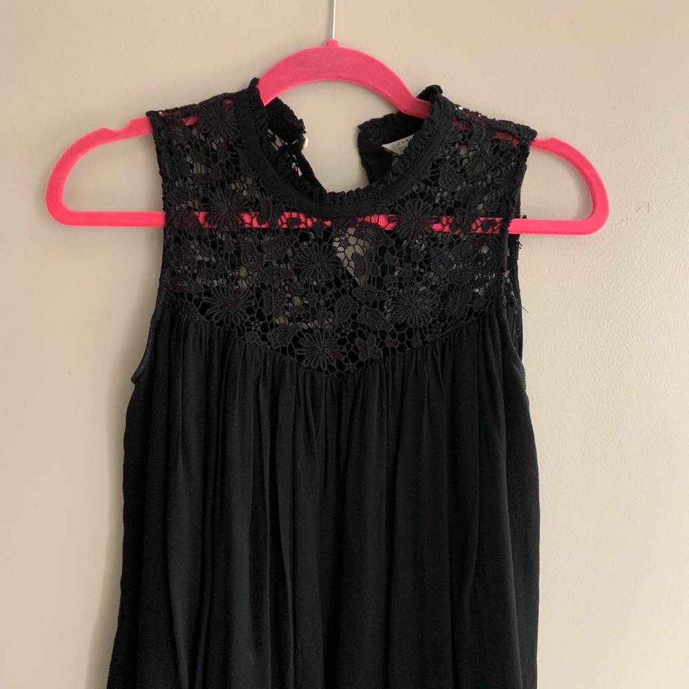 Highneck babydoll chiffon blouse